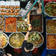 Thai food at market in Thailand